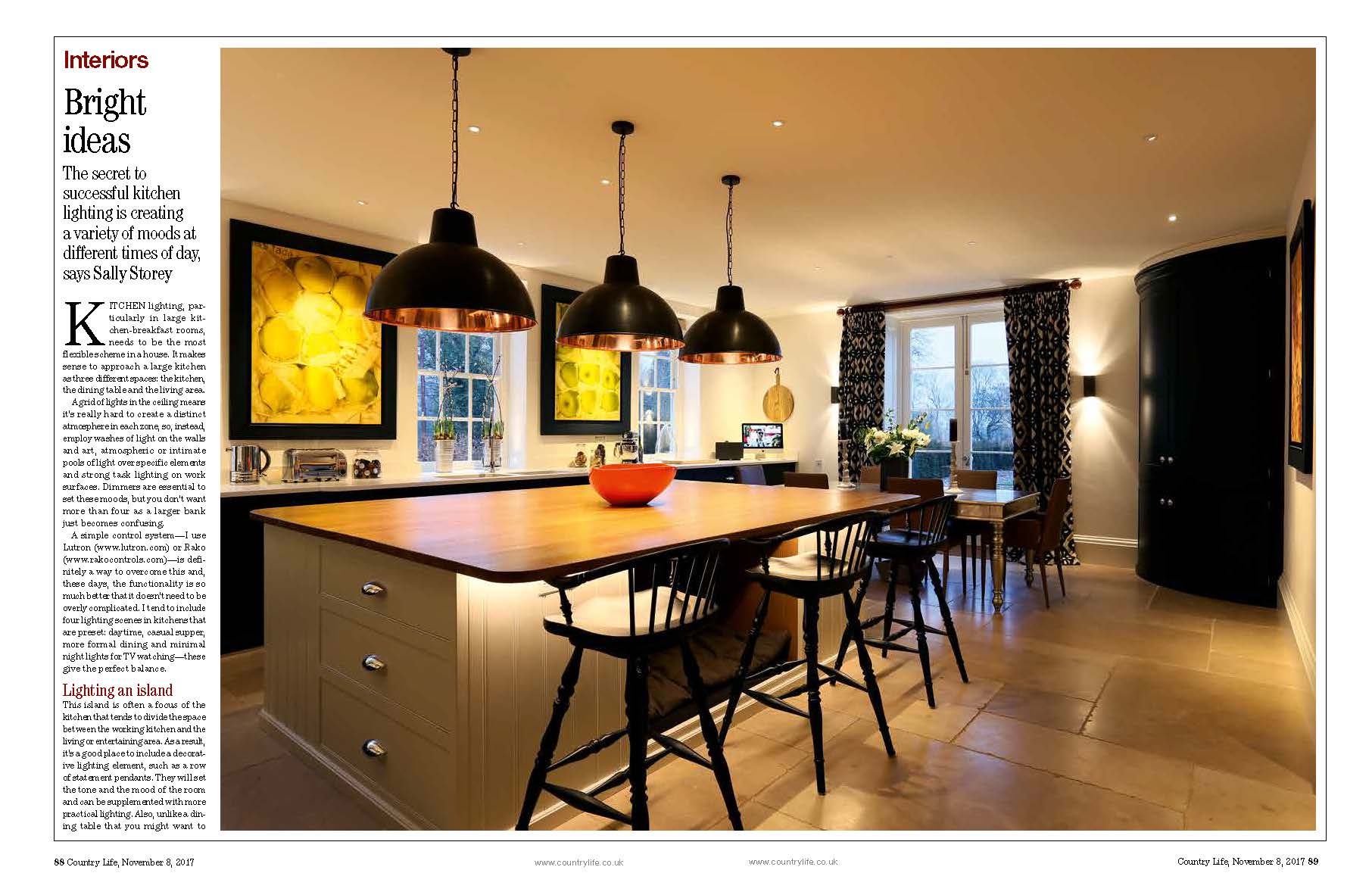 Best Kitchen Lighting Ideas in Country Life image