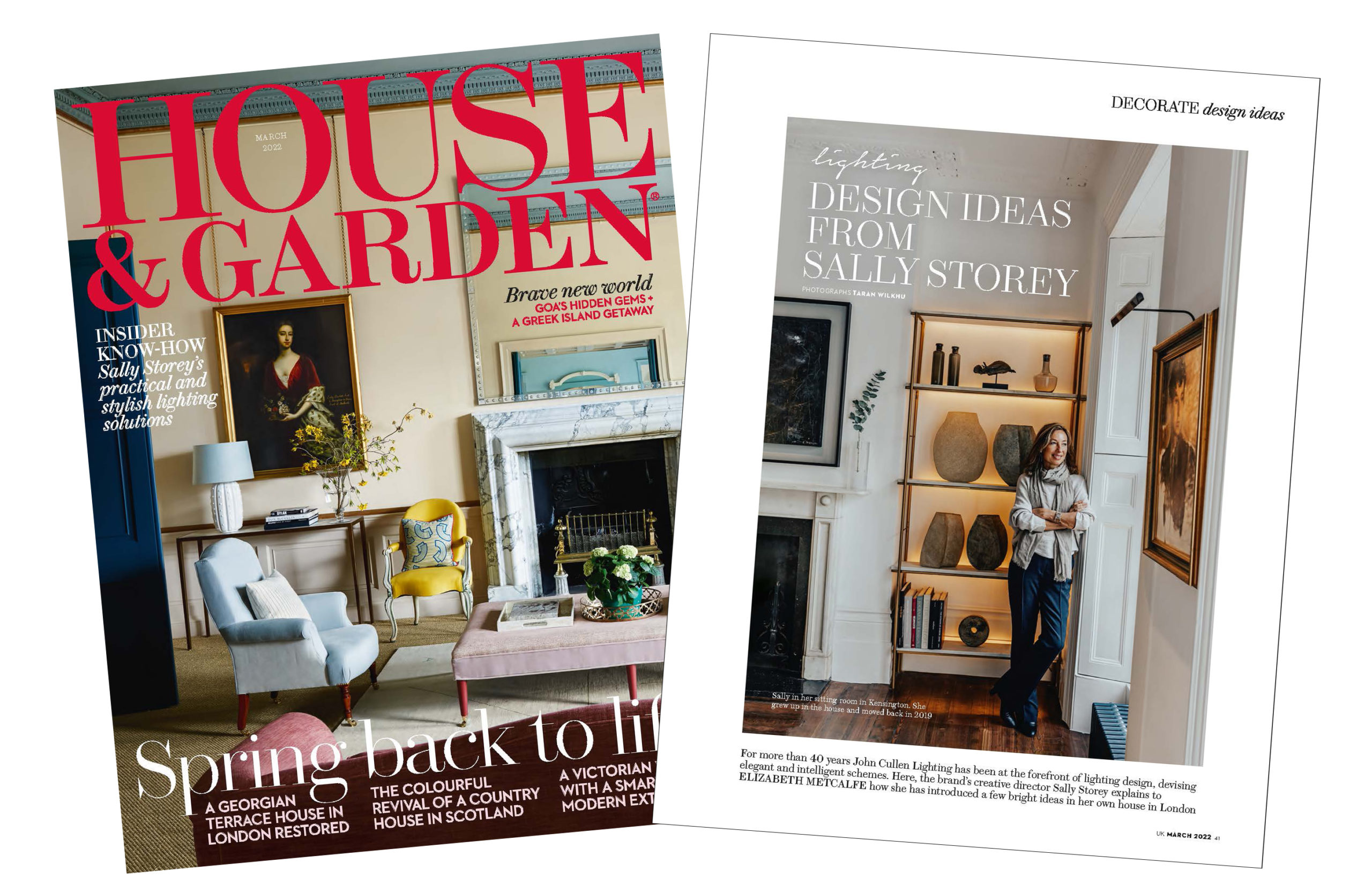 Lighting Design Ideas in House & Garden Magazine image