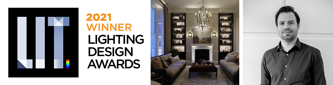 2021 winner of lighting scheme at the LIT awrds