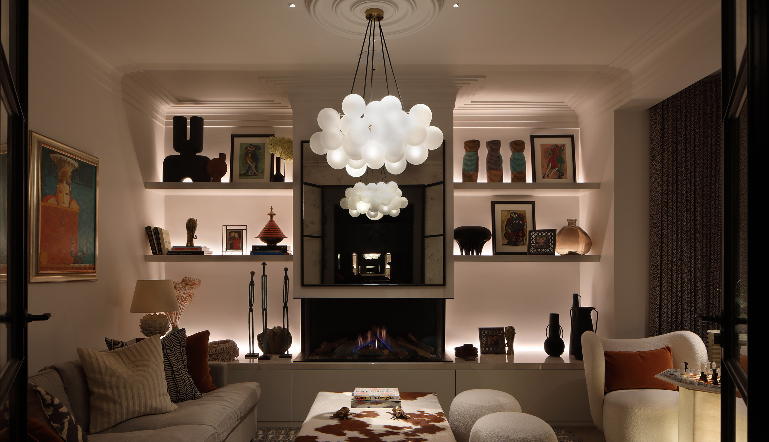 CONTEMPORARY LIGHTING SCHEME, LONDON FAMILY HOME image