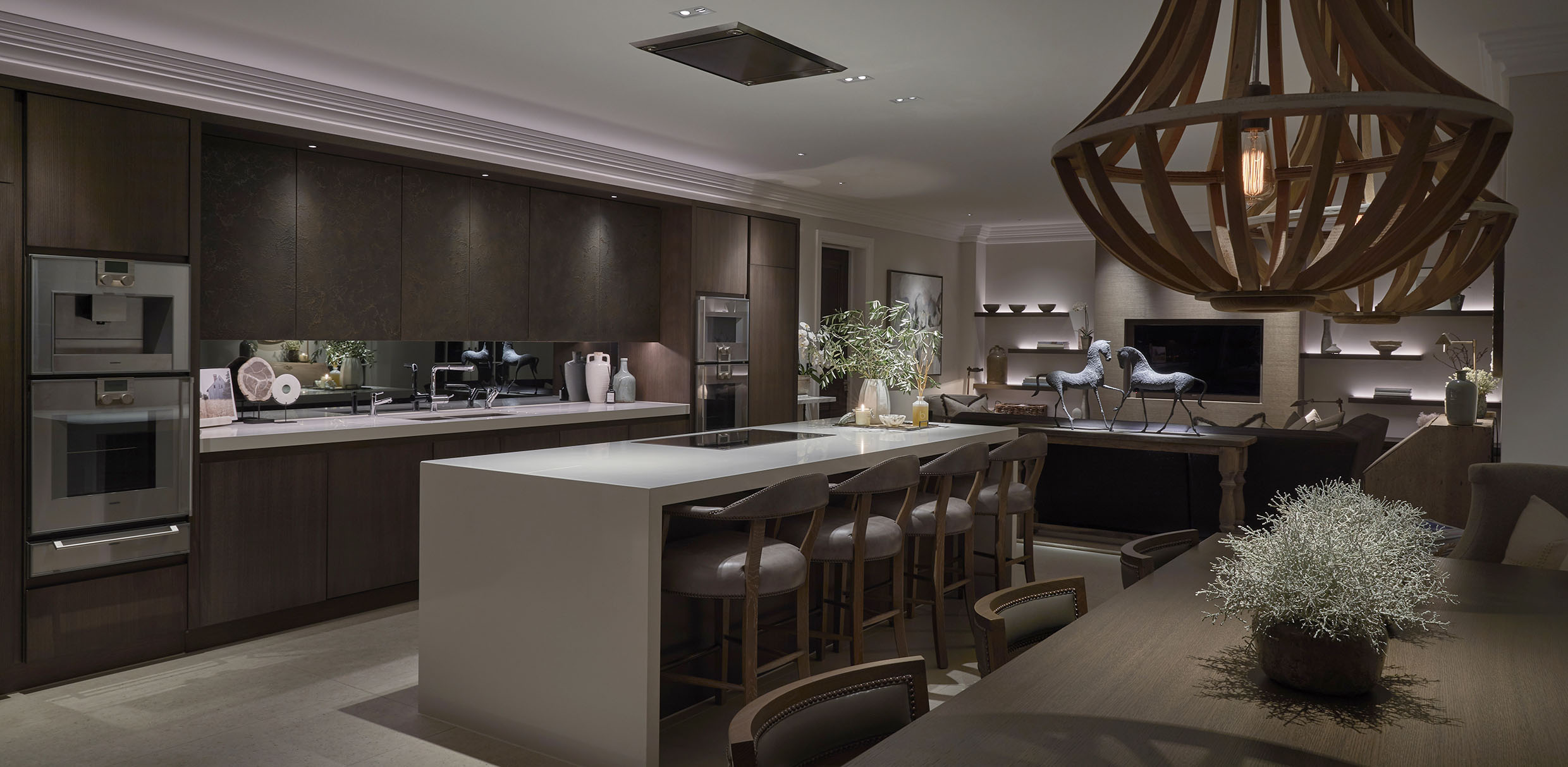 OPEN PLAN KITCHEN LIVING image