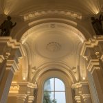 uplight to heritage building plaster ceiling
