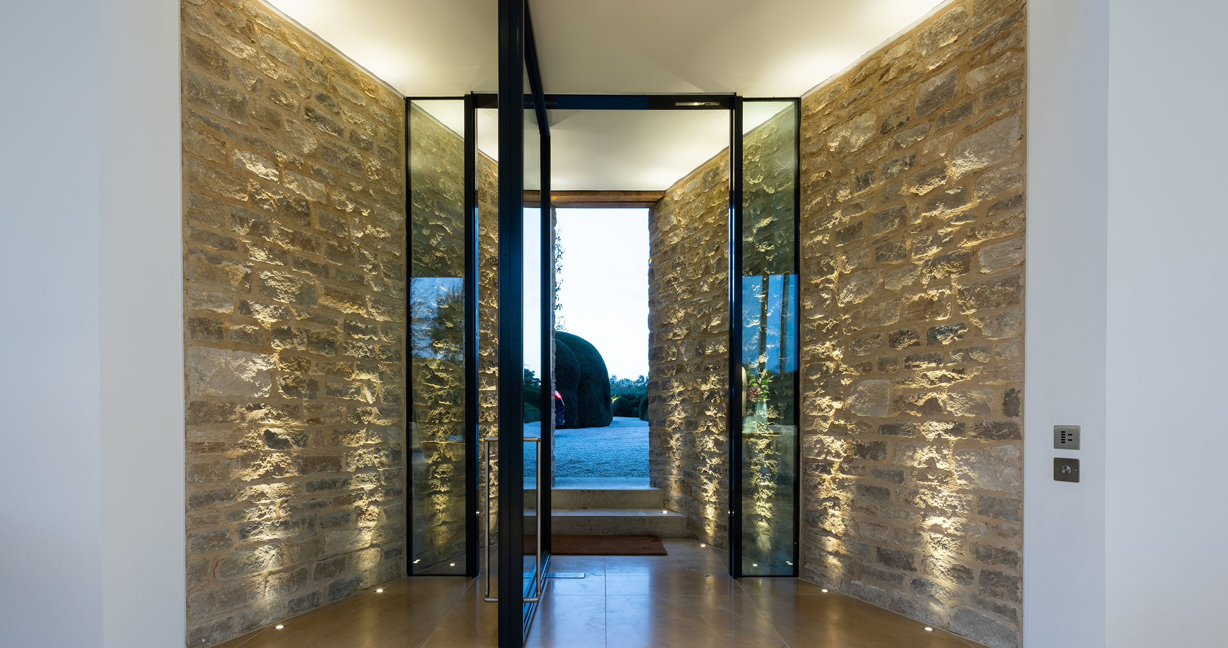 DRAMATIC STONE ENTRANCE image