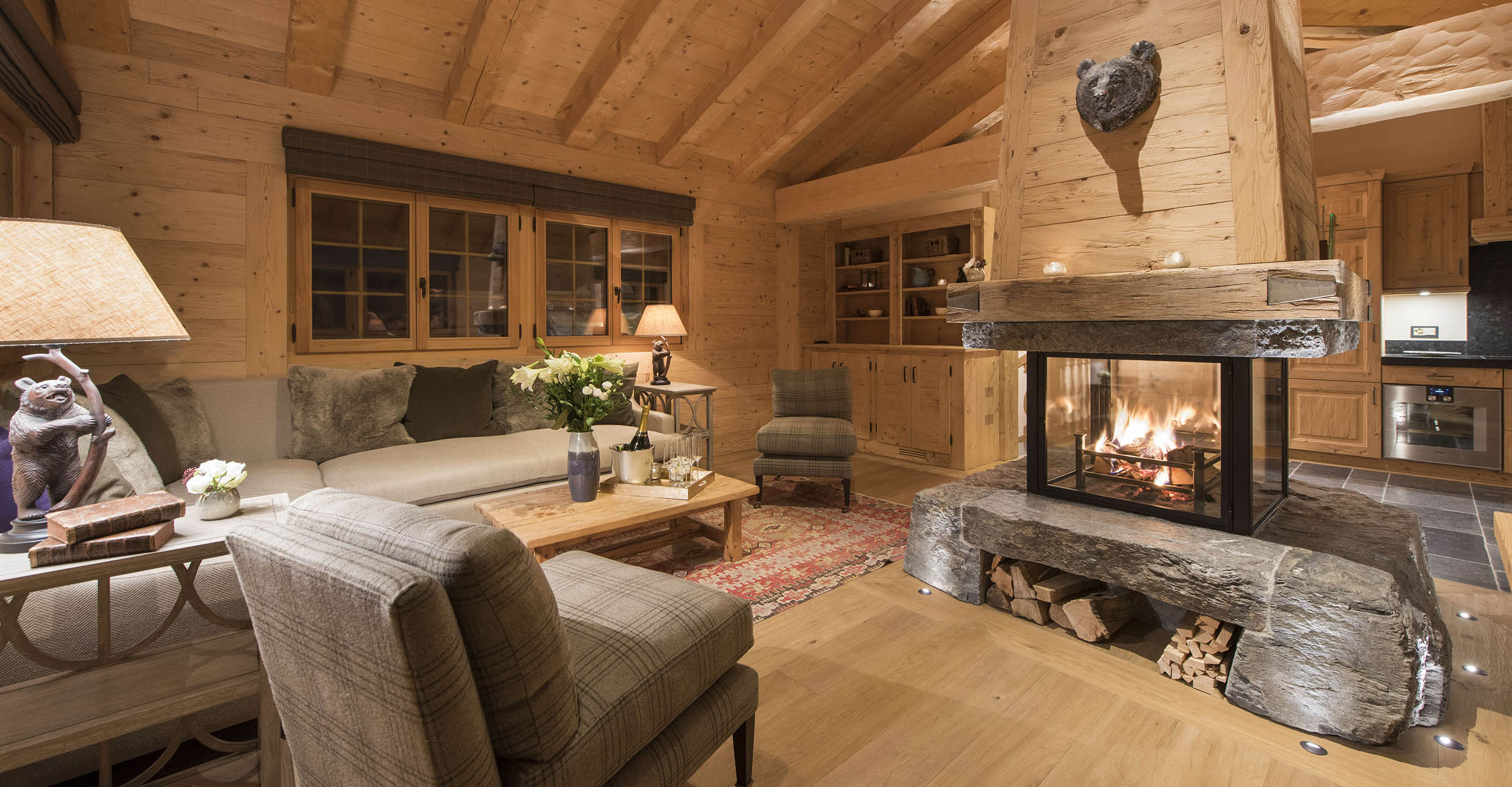 TRADITIONAL CHALET OPEN PLAN LIVING image