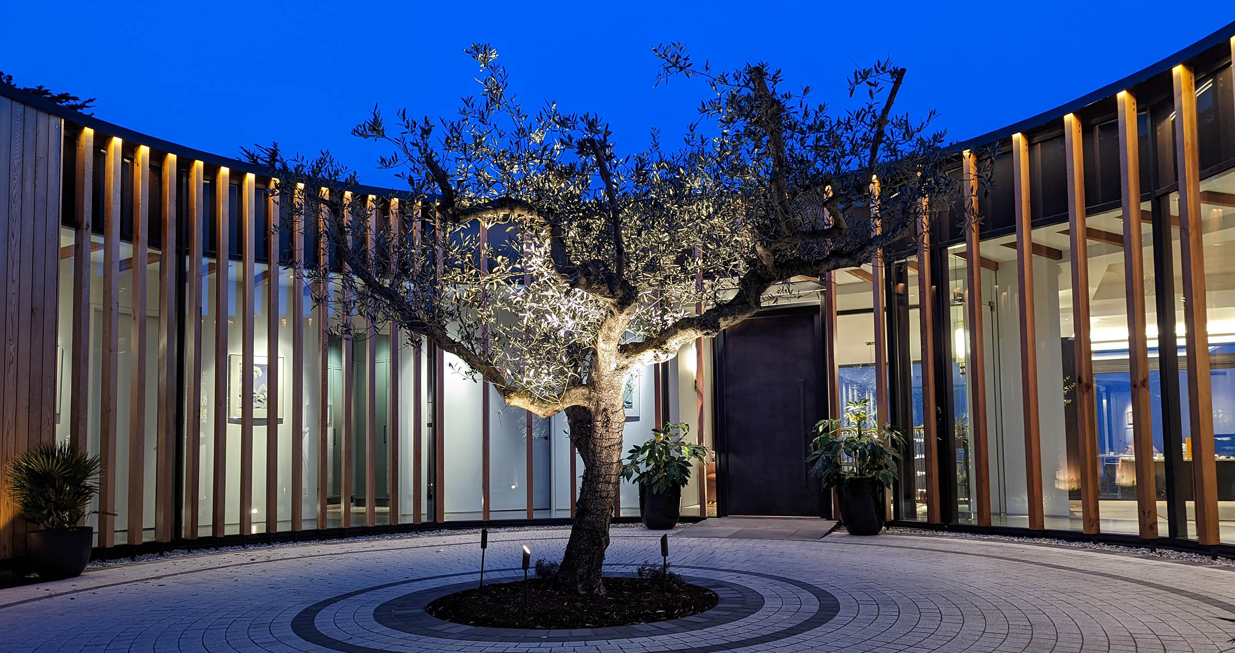 CONTEMPORARY CURVED ENTRANCE image