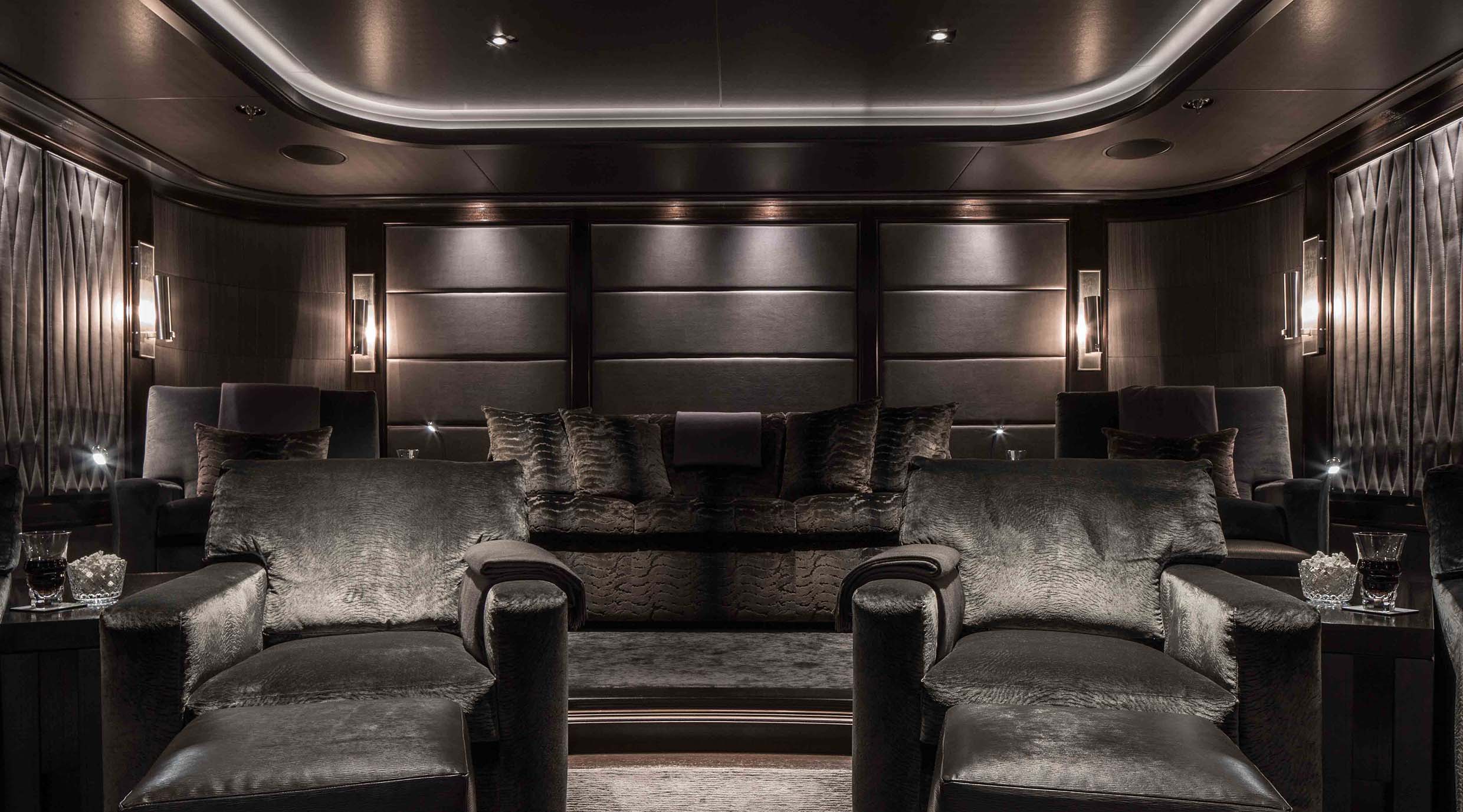 CUSTOM SUPERYACHT HOME CINEMA image