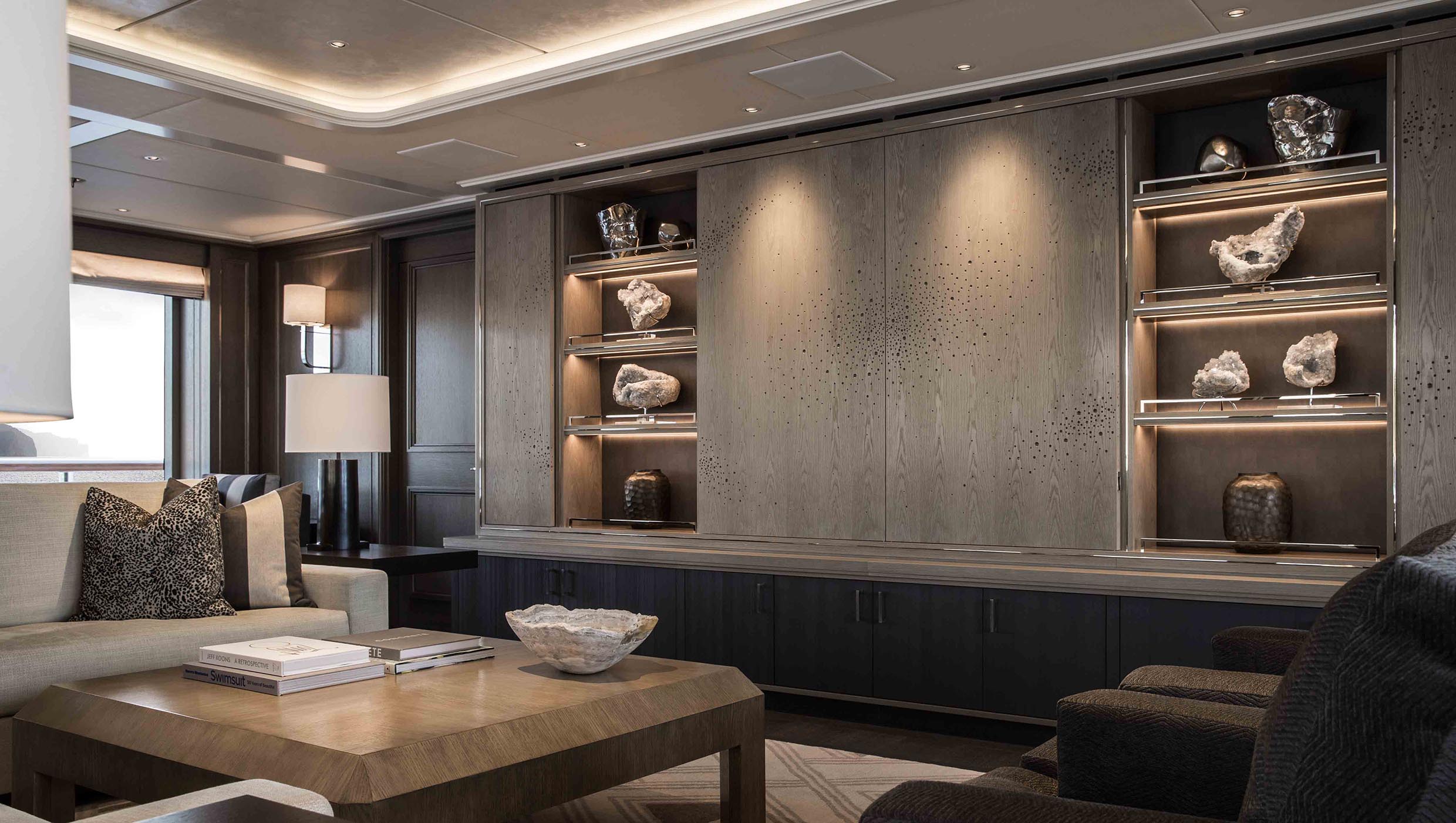 CUSTOM SUPERYACHT LIVING ROOM image